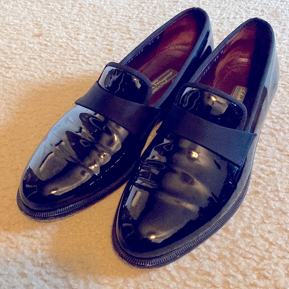 Salvatore Ferragamo “Notte” Sz. 8.5 D, Gently Worn Men’s Formal Shoe